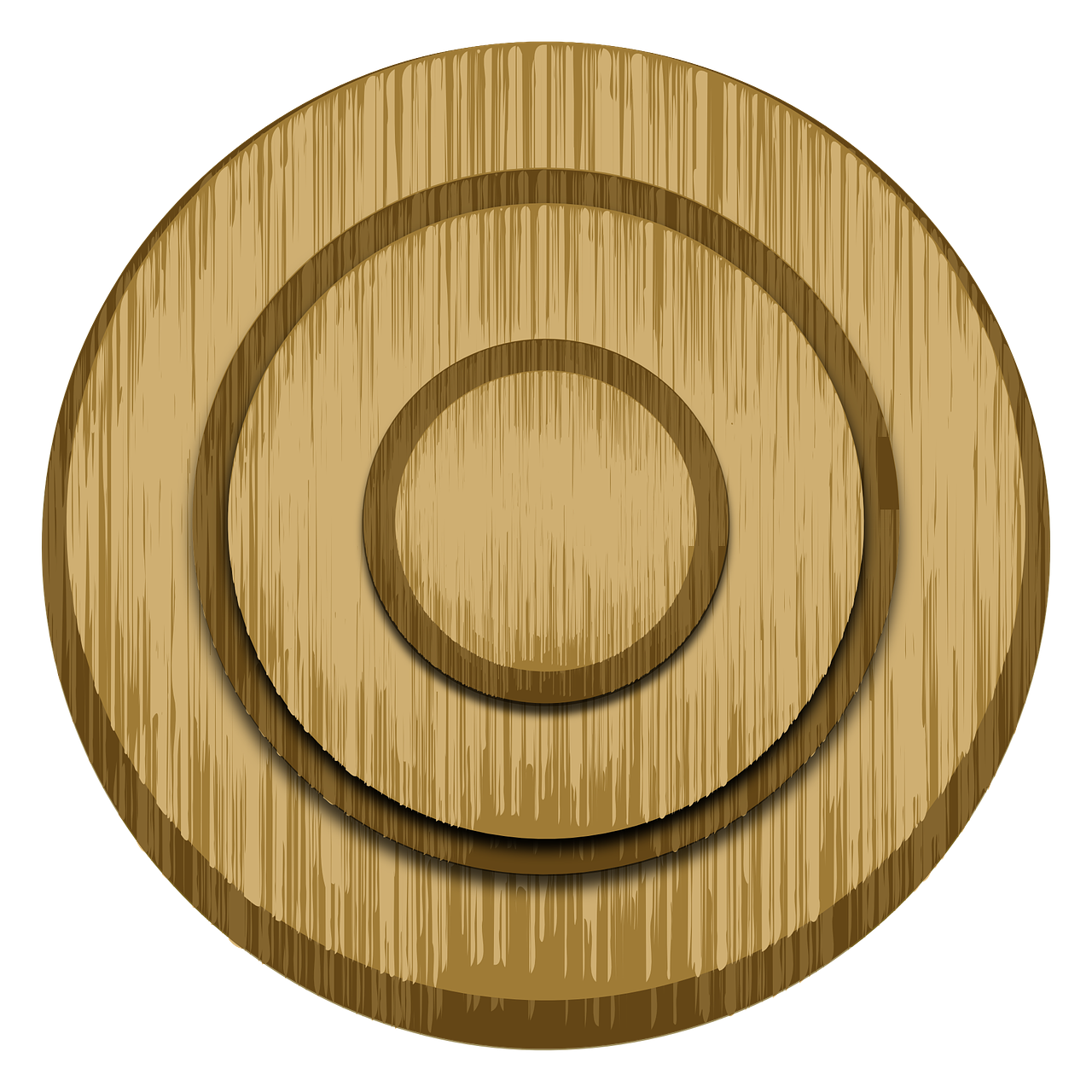 wooden circle target free photo