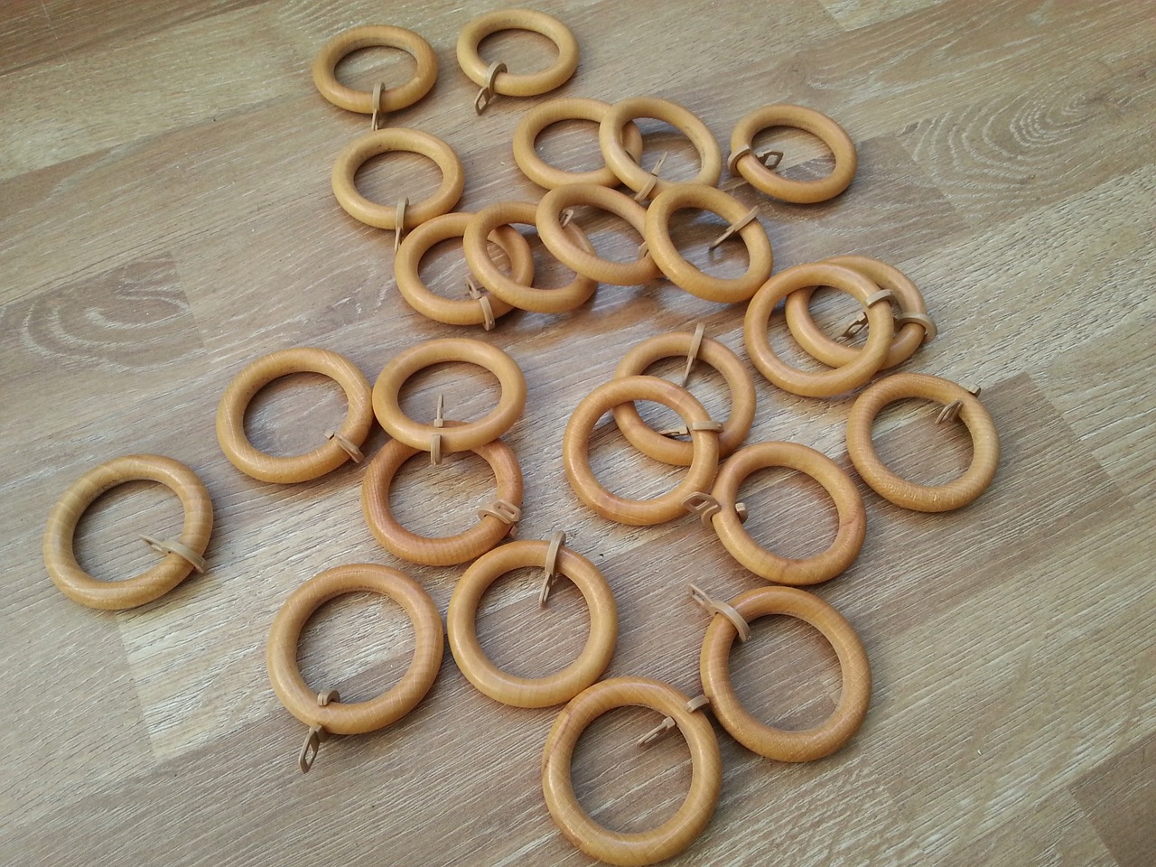 wooden curtain rings free photo
