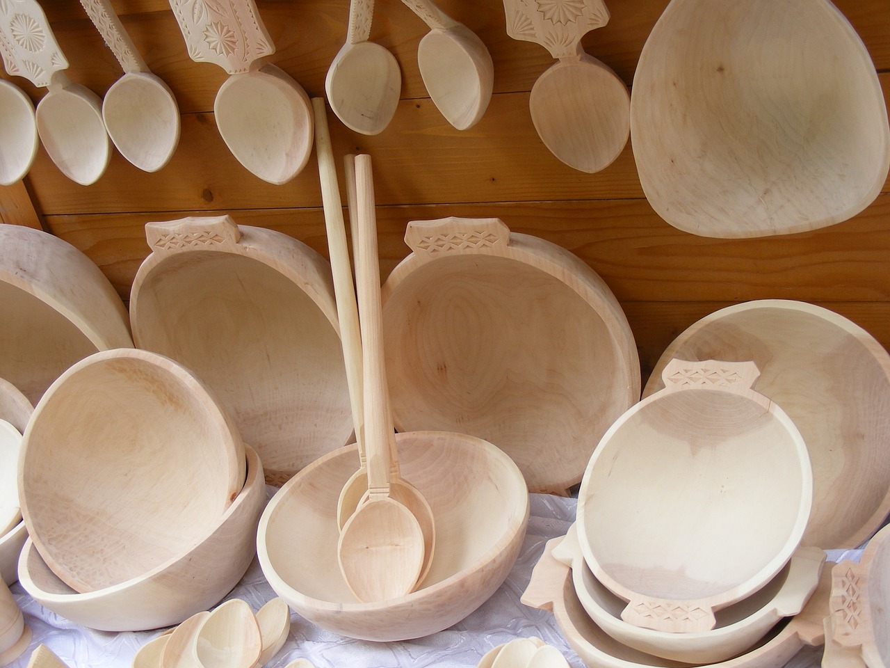 wooden utensils kitchenware free photo