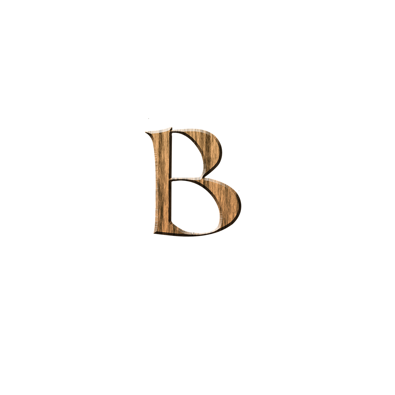 wooden b b text free photo