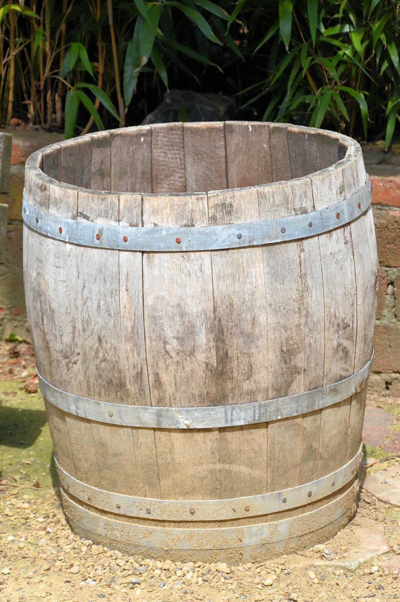 wood barrel old free photo