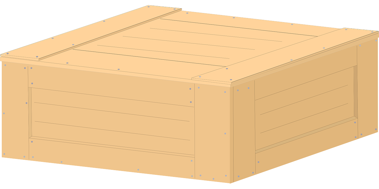 wooden box box cargo free photo