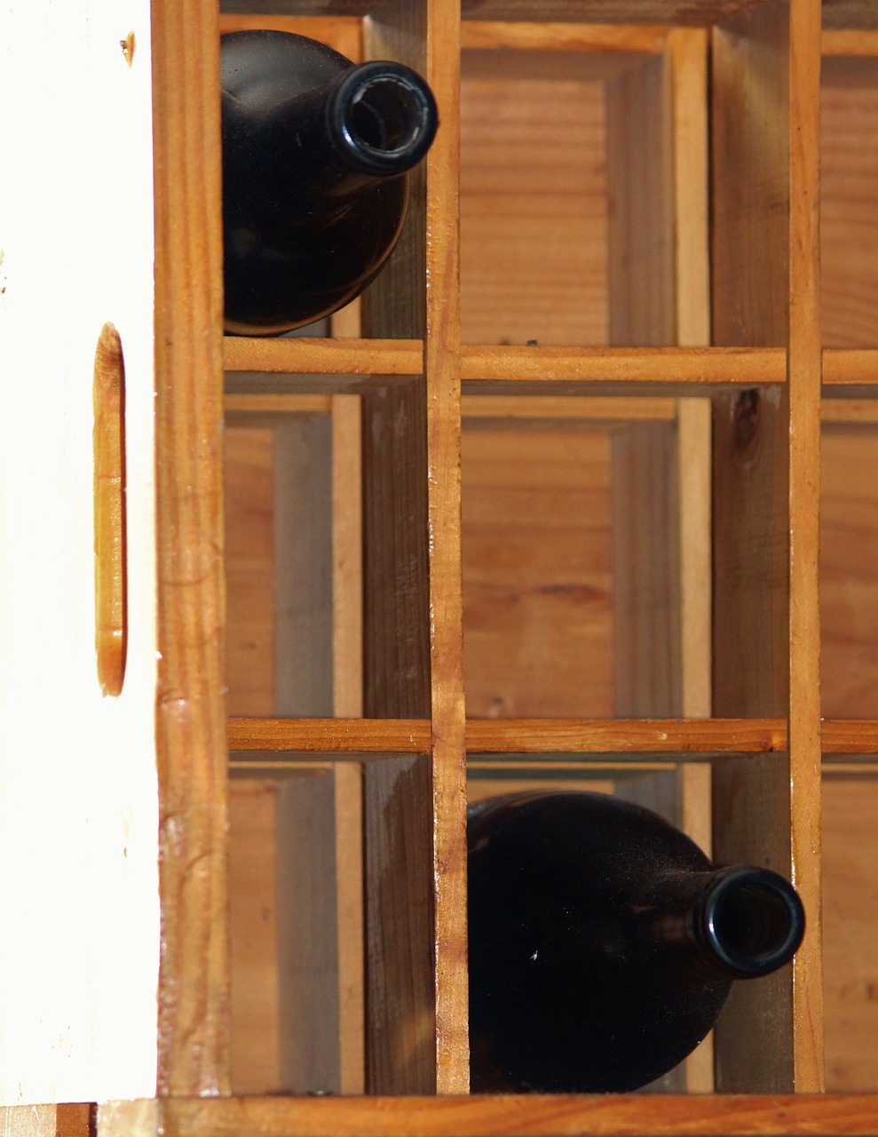 wooden box wine wine rack free photo