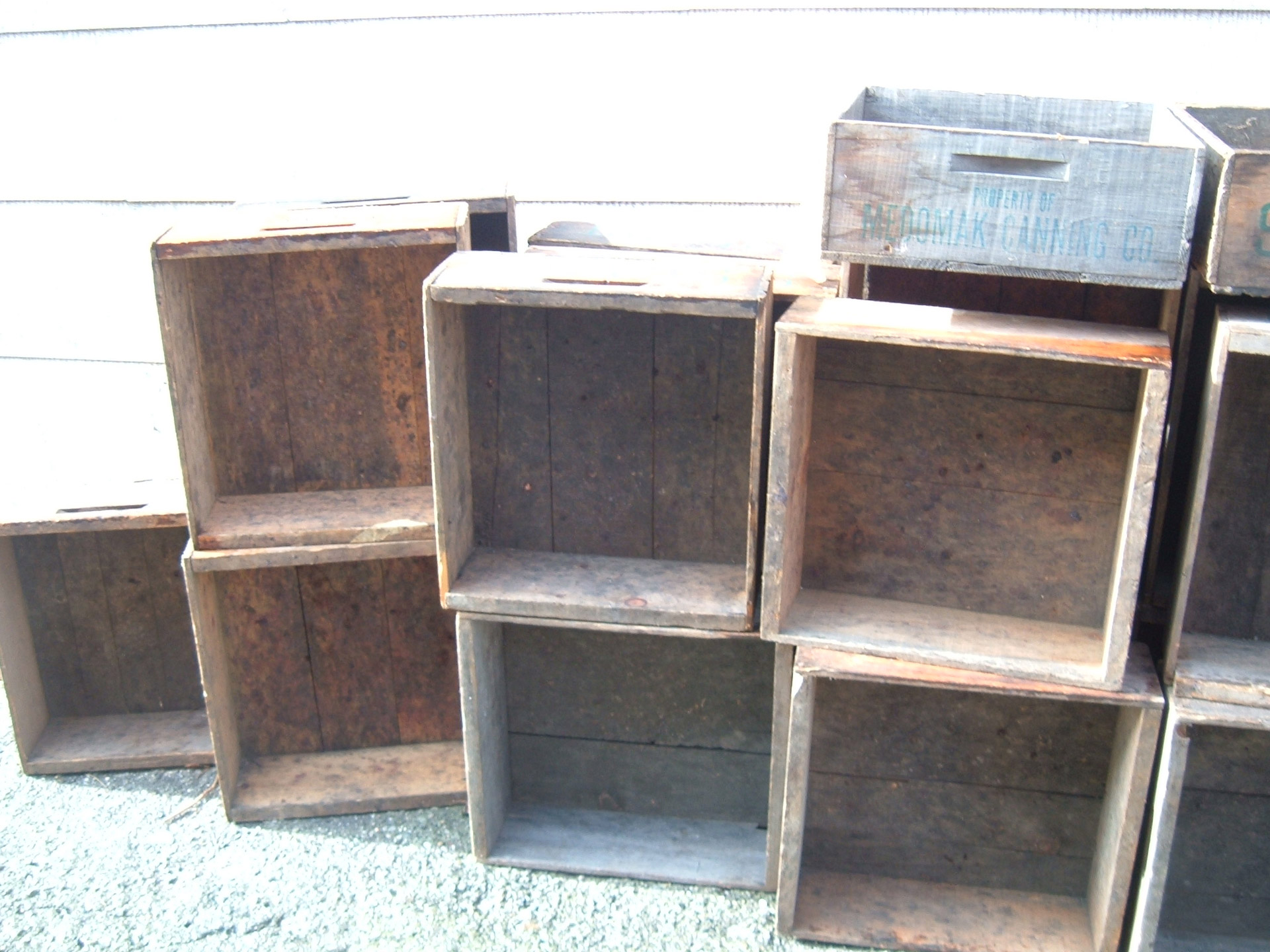 wooden boxes box crate free photo