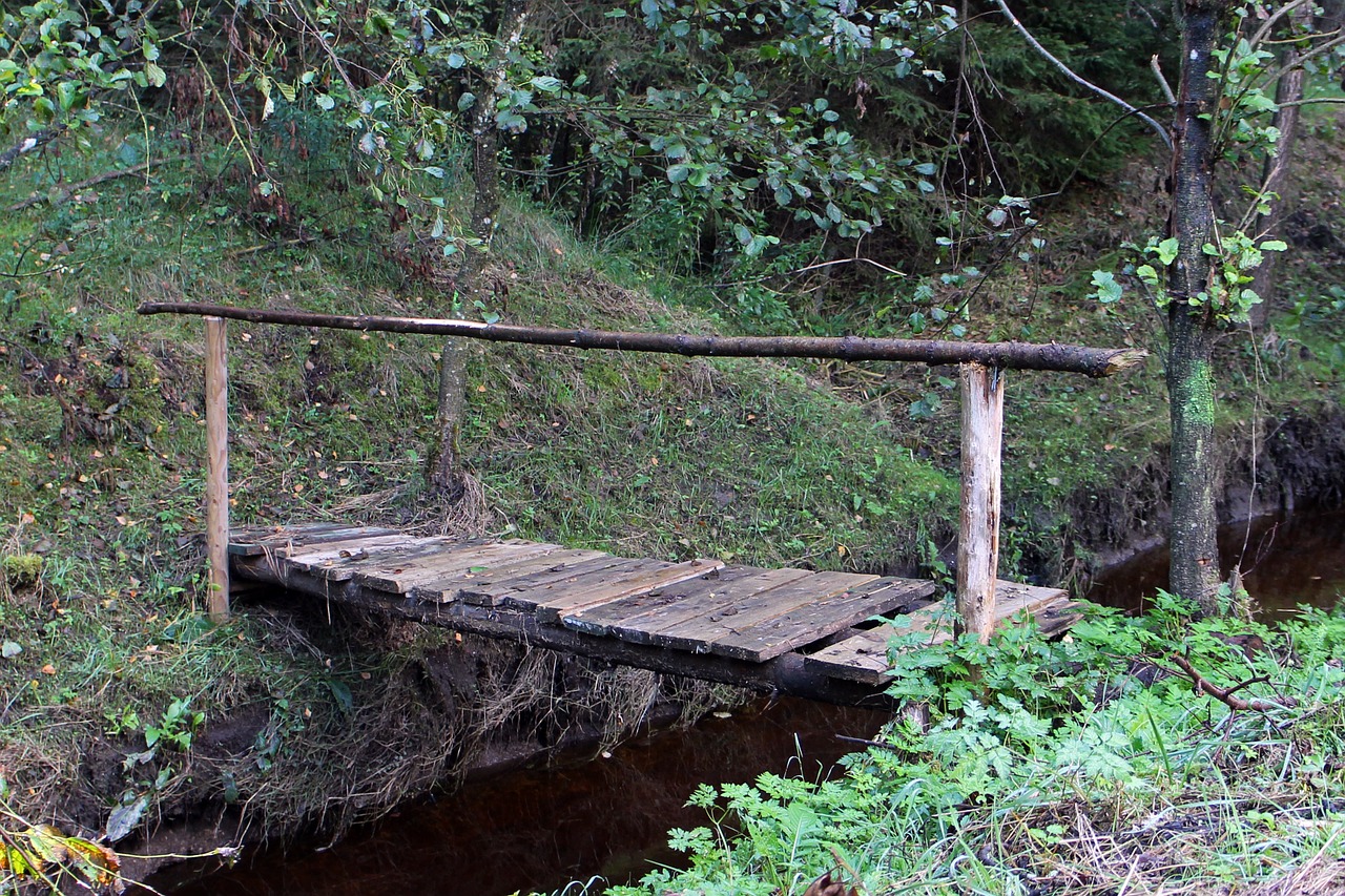 wooden bridge web wood free photo