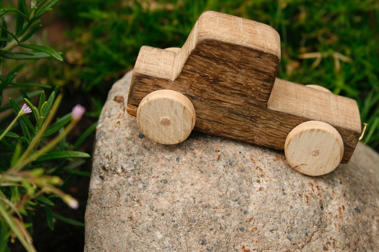 wooden car toys wood free photo