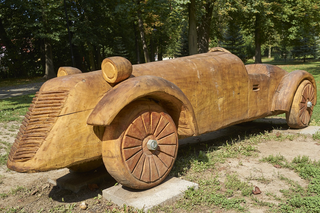 wooden car car turčianske teplice free photo