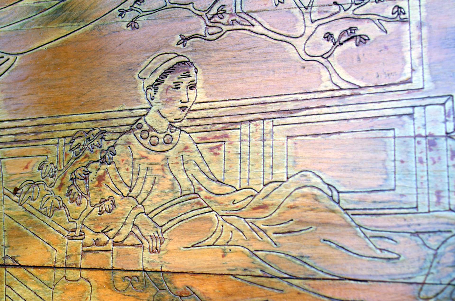 wood carving wooden free photo