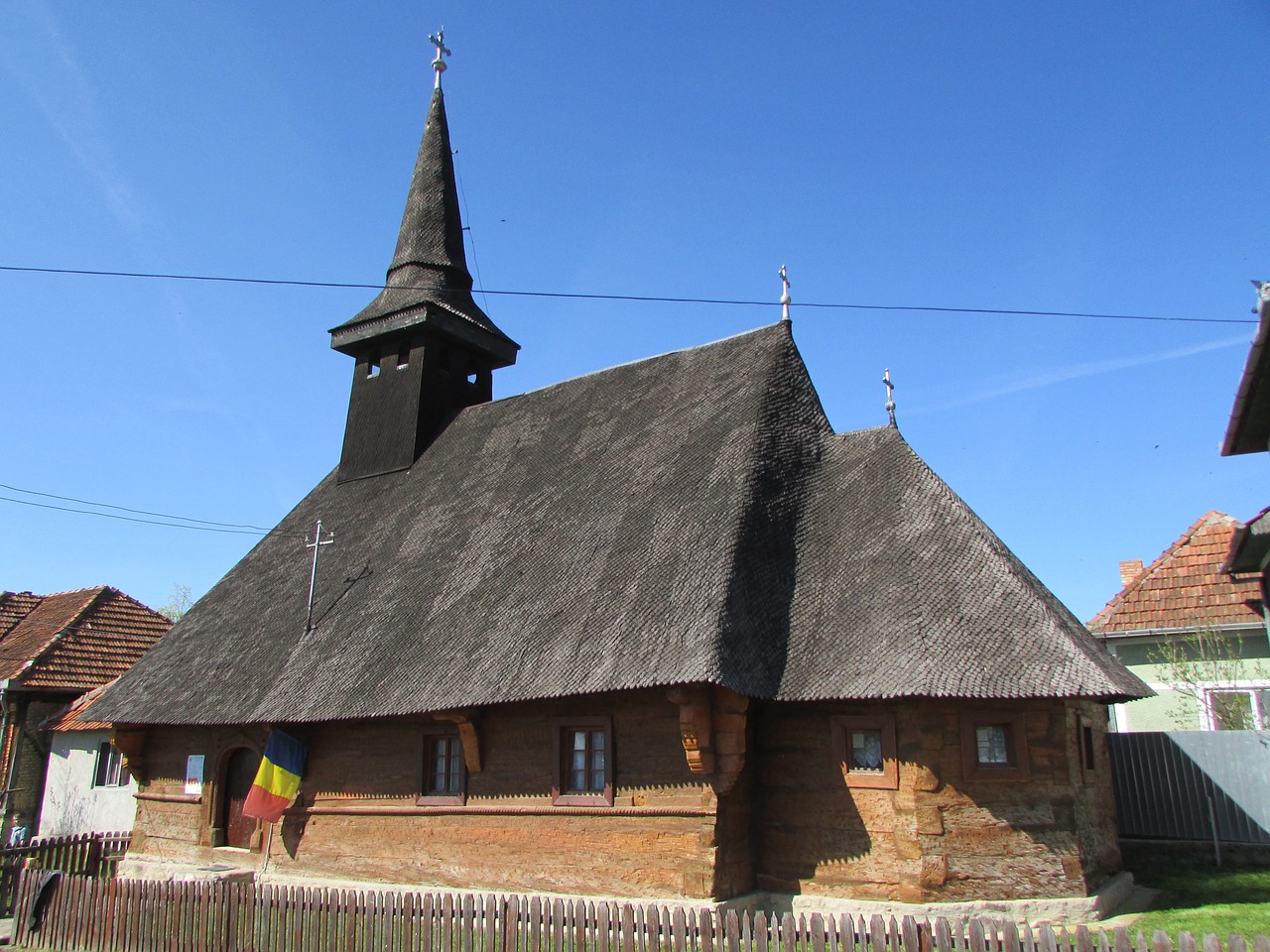 wooden church transylvania bihor free photo