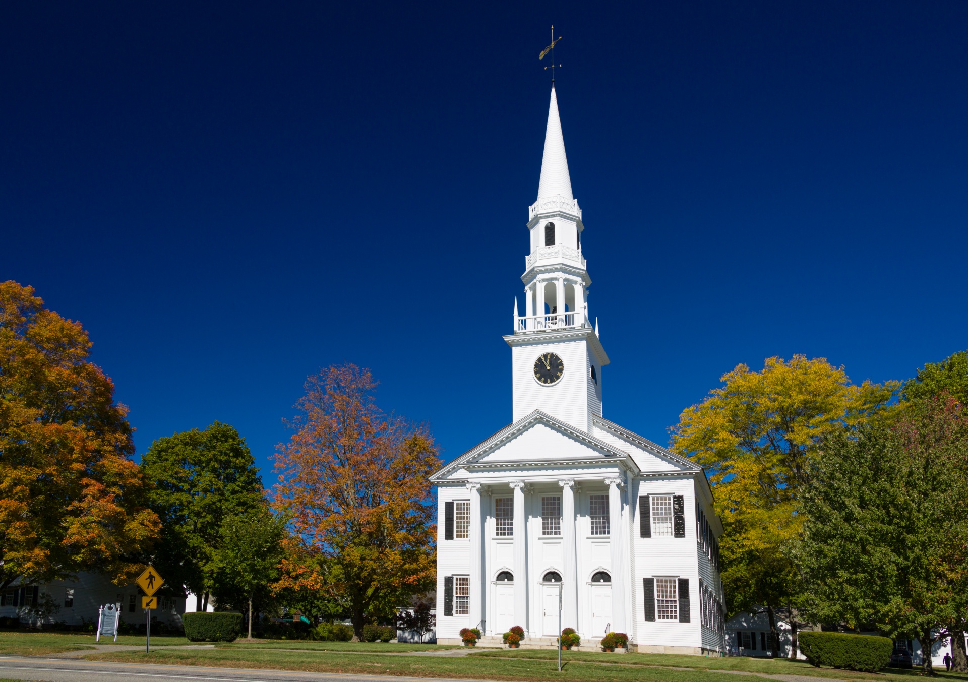 american architecture autumn free photo