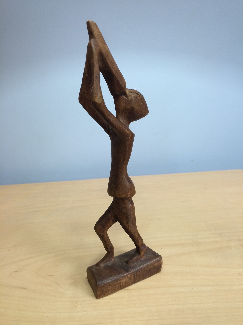 wooden figure figure sculpture free photo