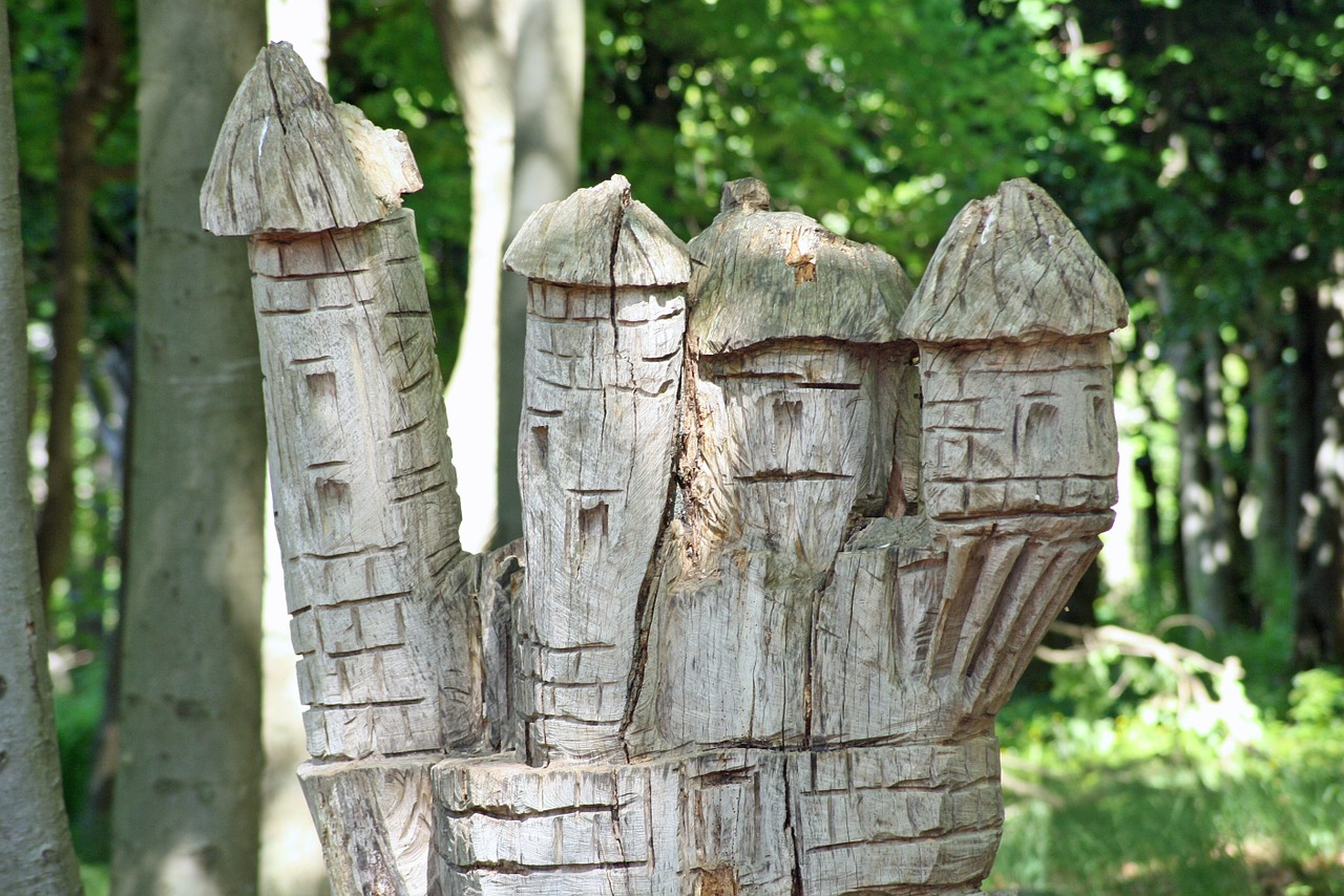 wooden figures helsingborg wooden sculpture free photo