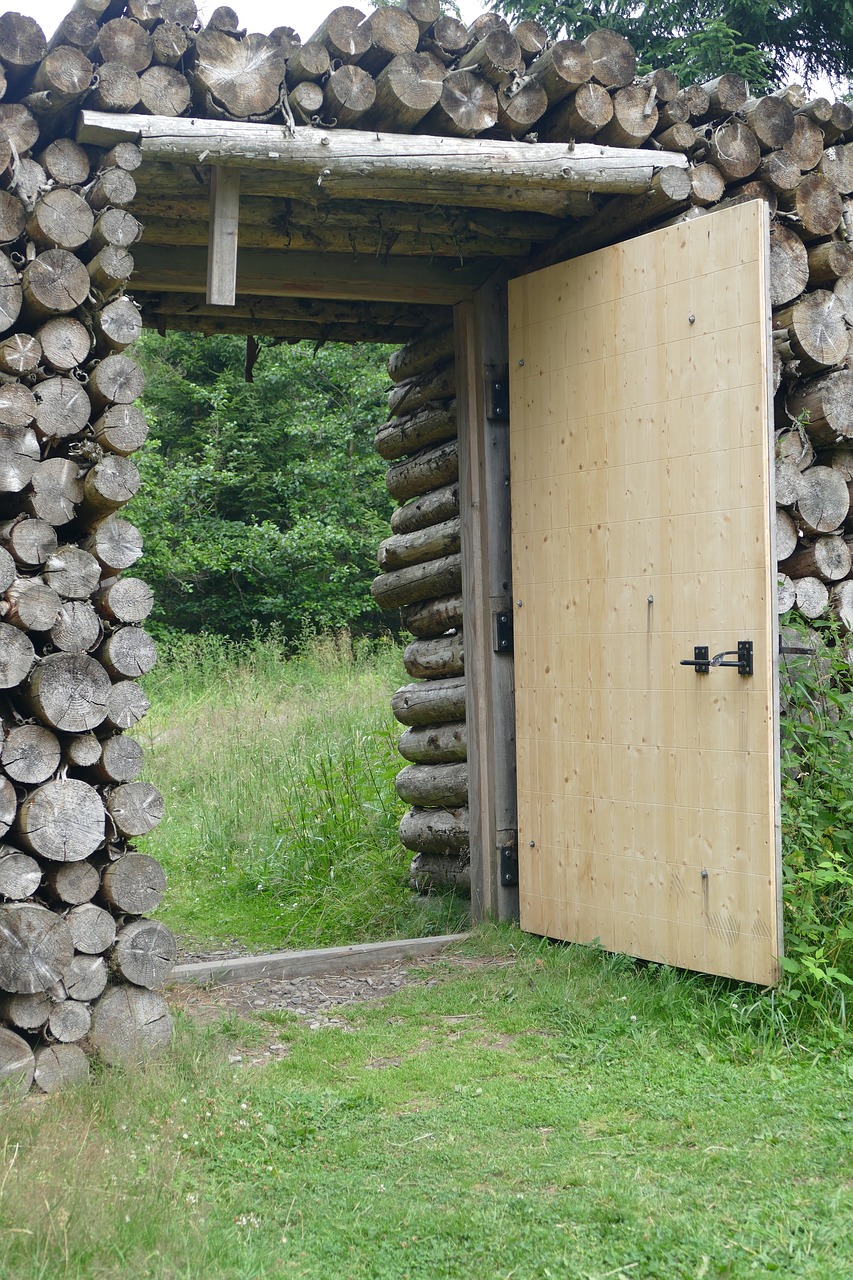 wooden gate door by looking free photo