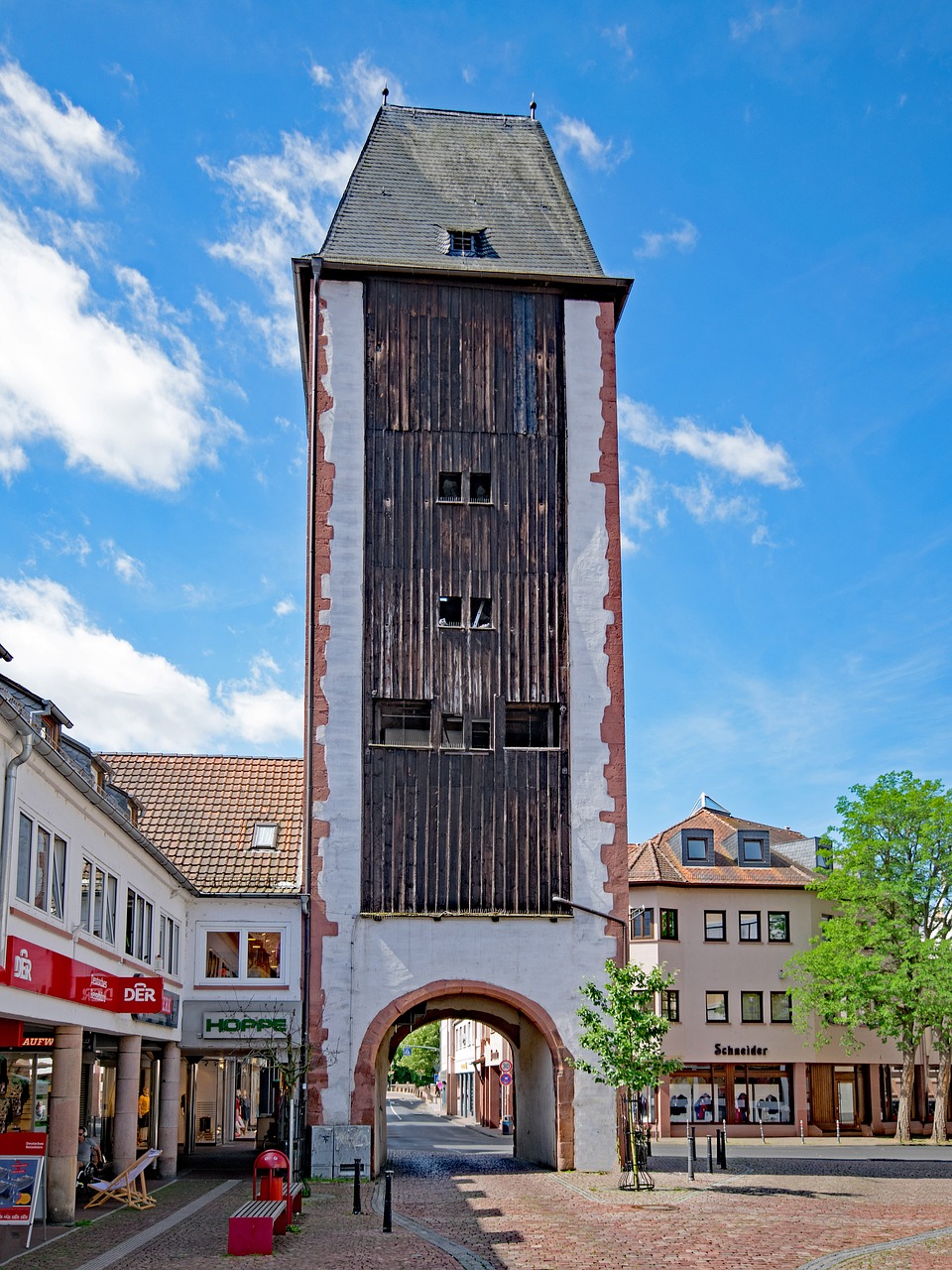 wooden gate gelnhausen hesse free photo