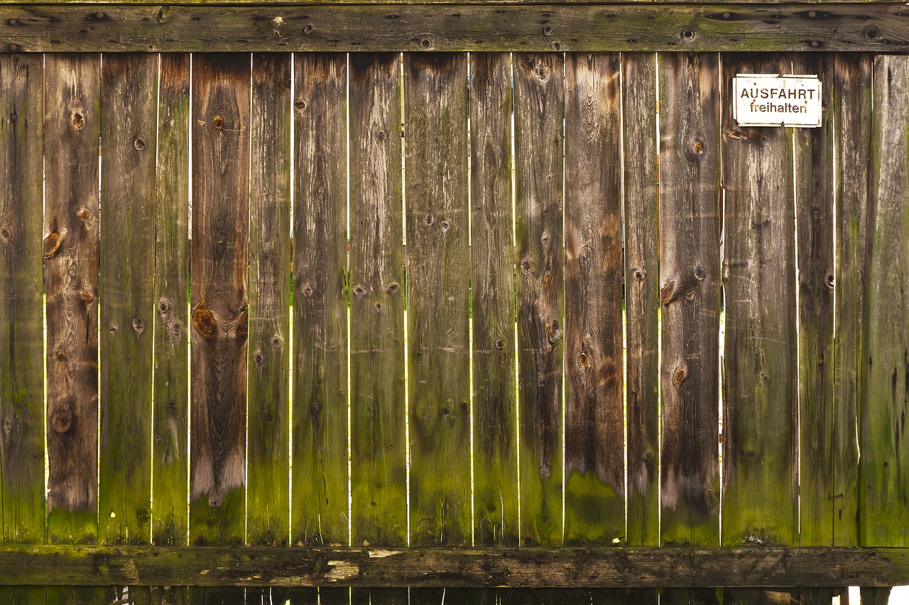 wooden gate boards rustic free photo