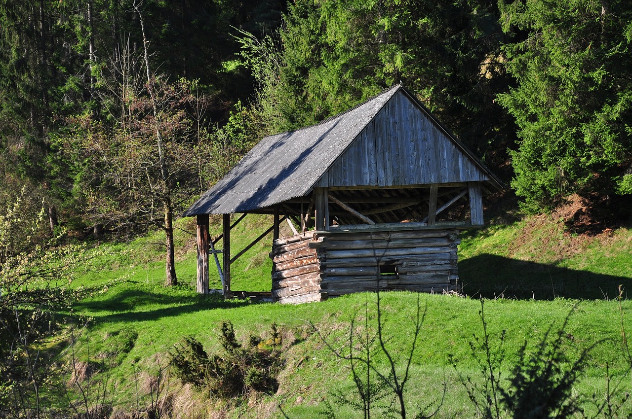 wooden house mountains poland free photo