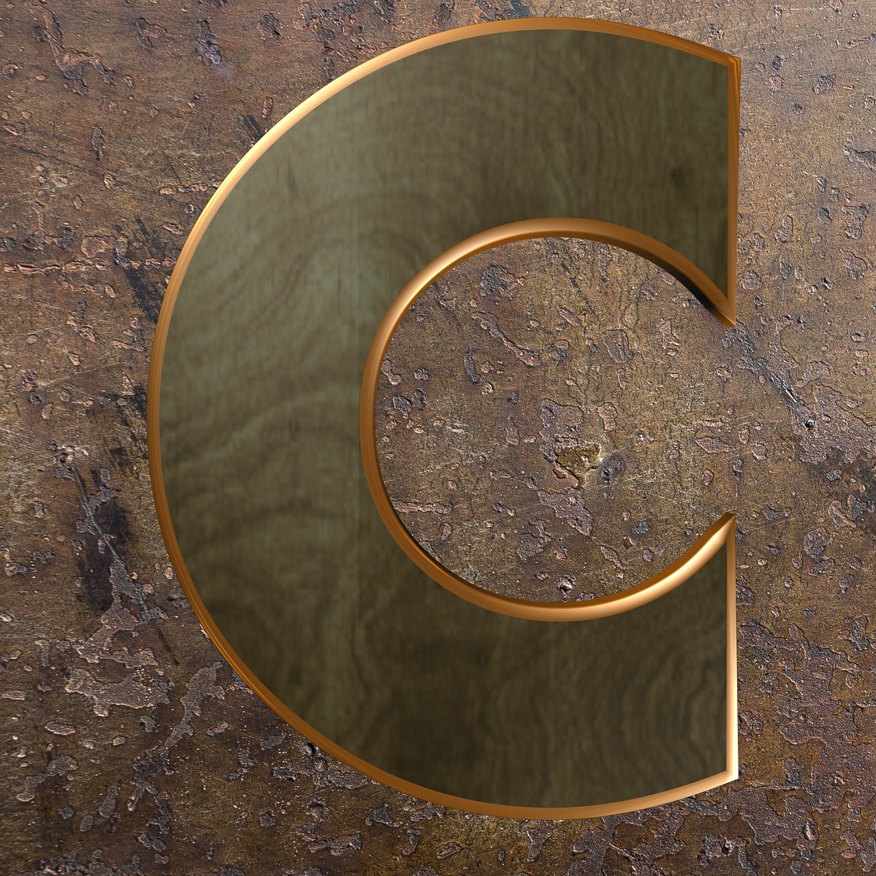 wooden letter wood metal free photo