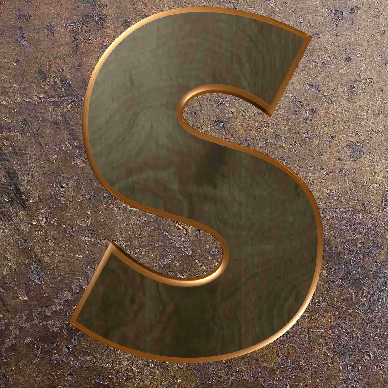 wooden letter wood metal free photo