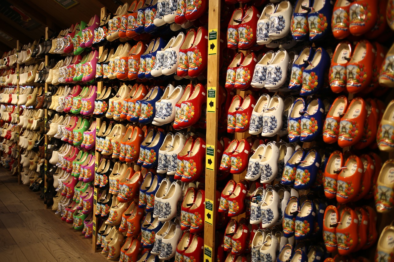 wooden shoes netherlands amsterdam free photo