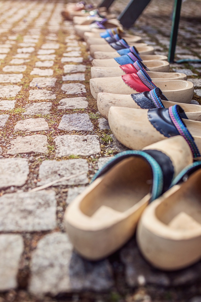 wooden shoes holland netherlands free photo