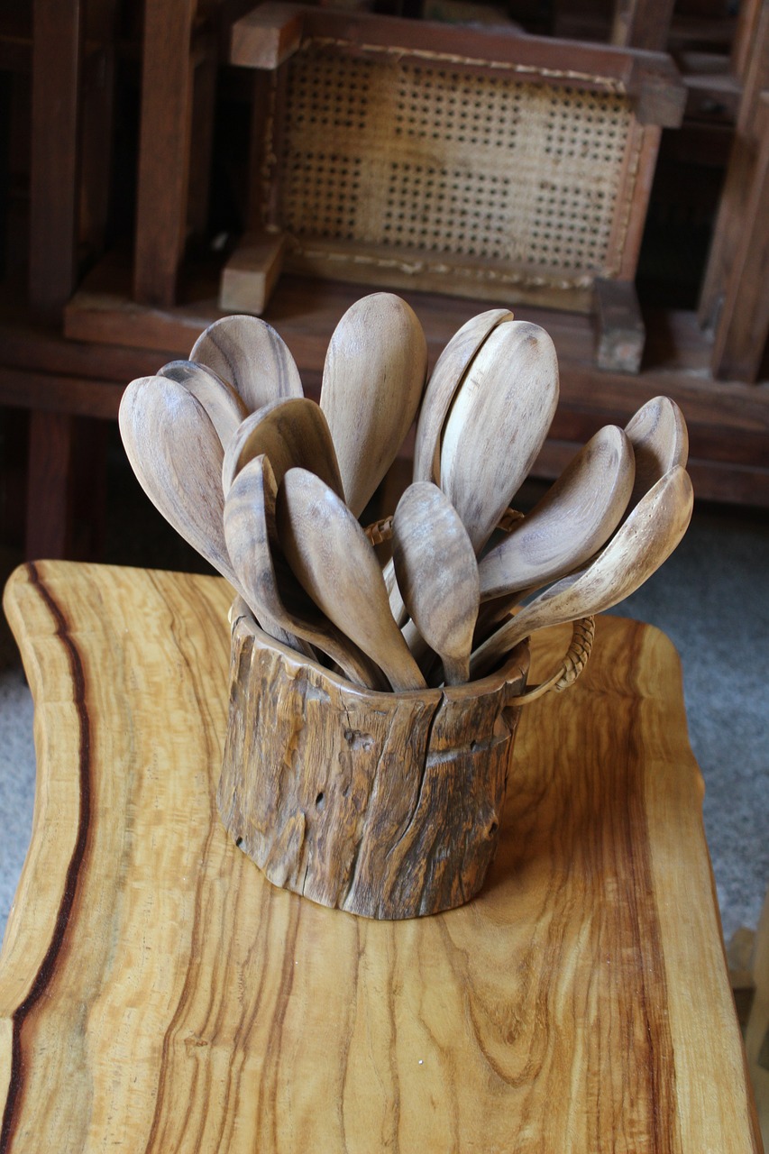wooden spoons handcrafts spoon free photo