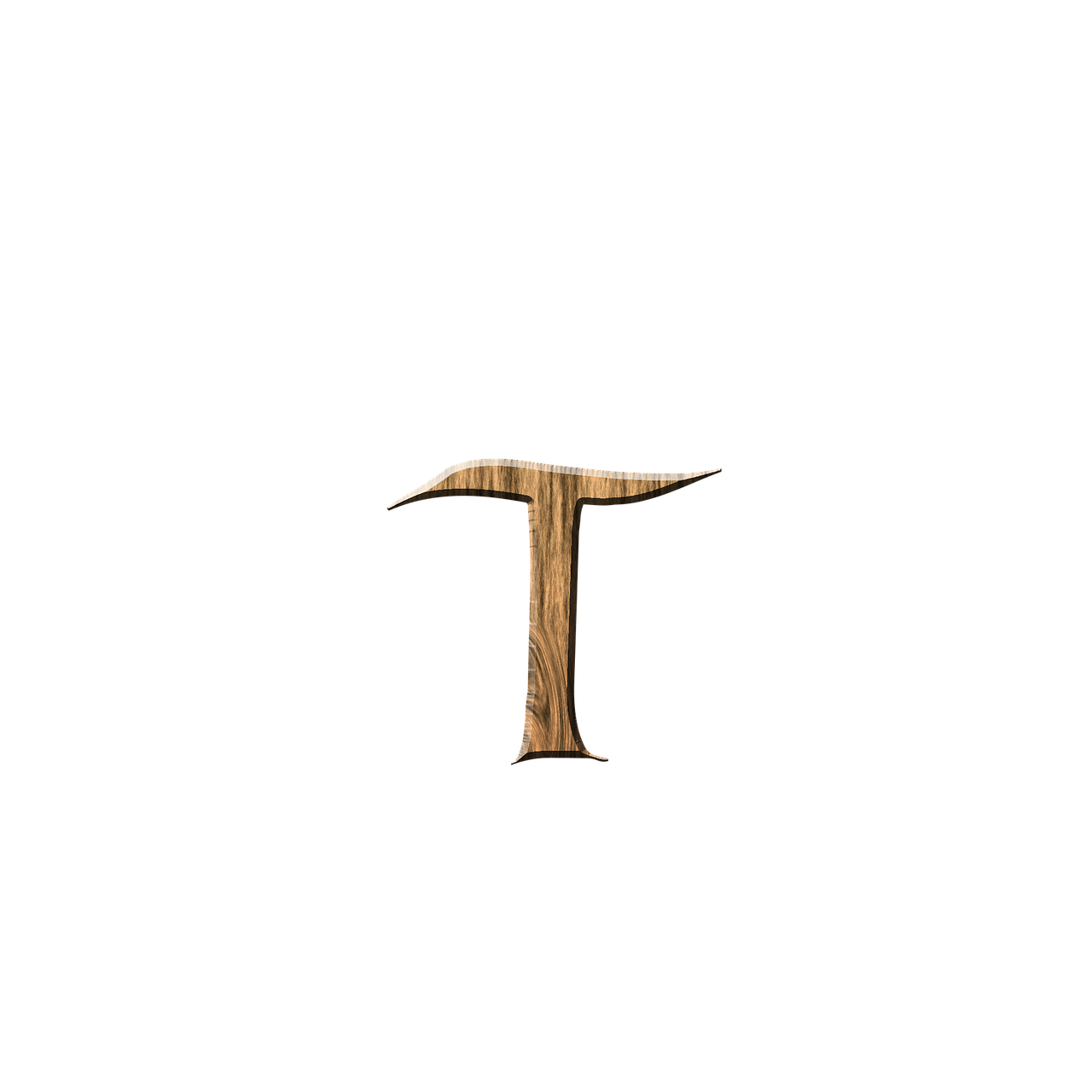 wooden t t letter free photo