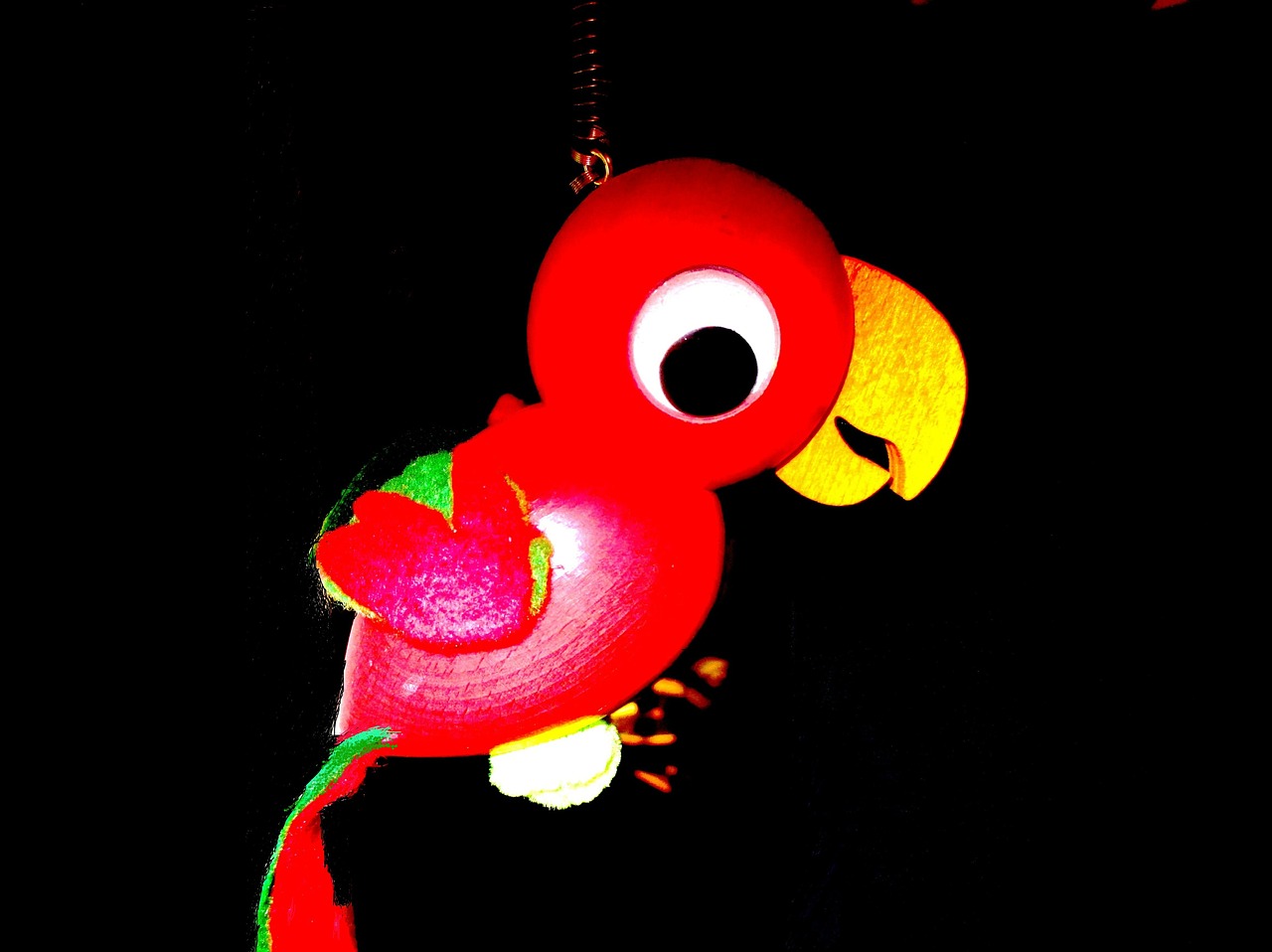 wooden toys parrot wood free photo