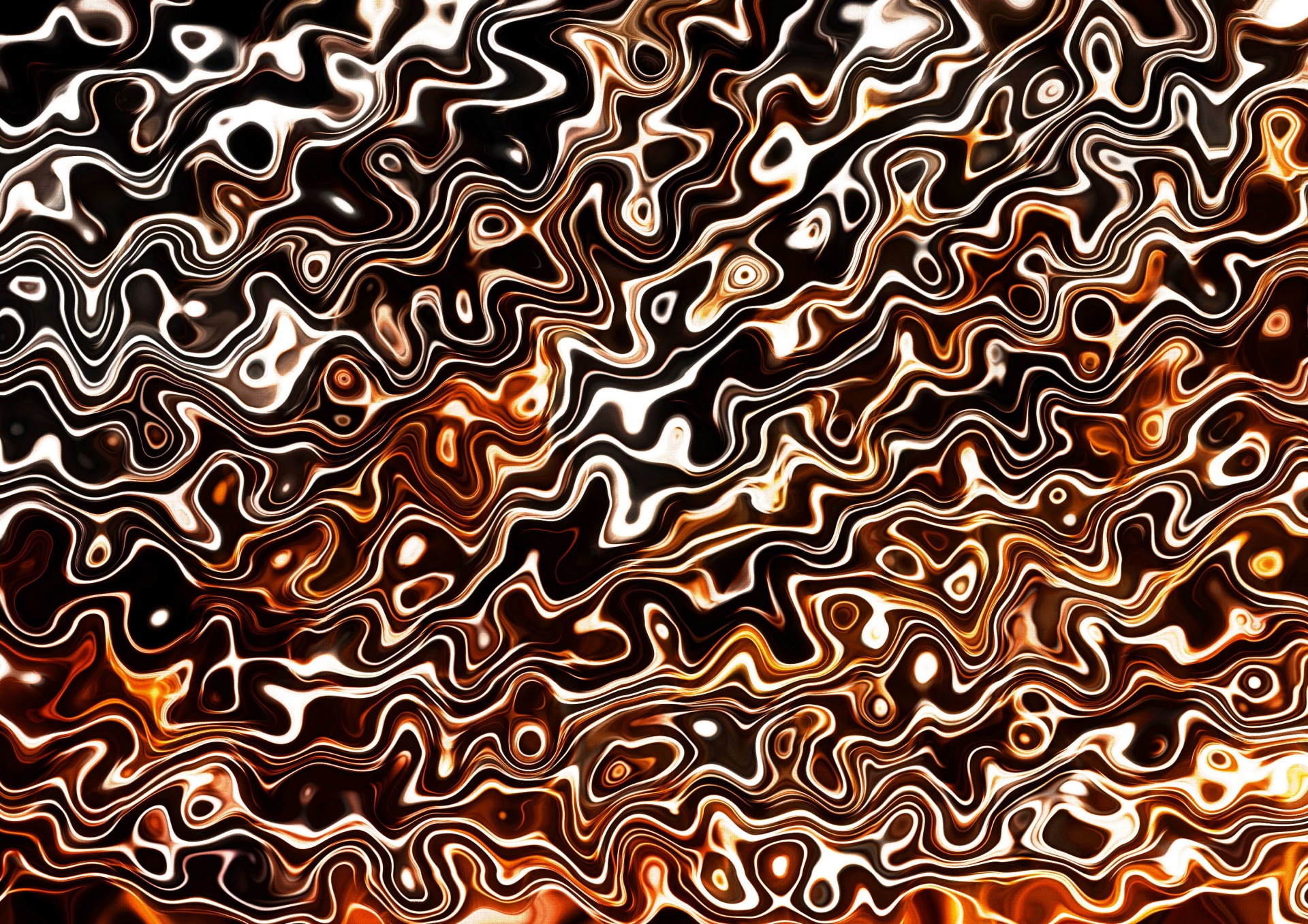 wooden waves fractal free photo