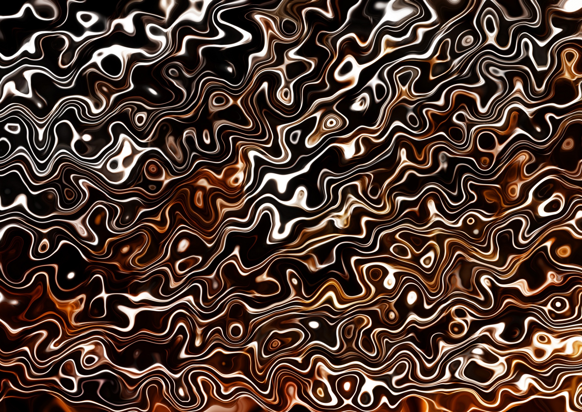 wooden waves fractal free photo