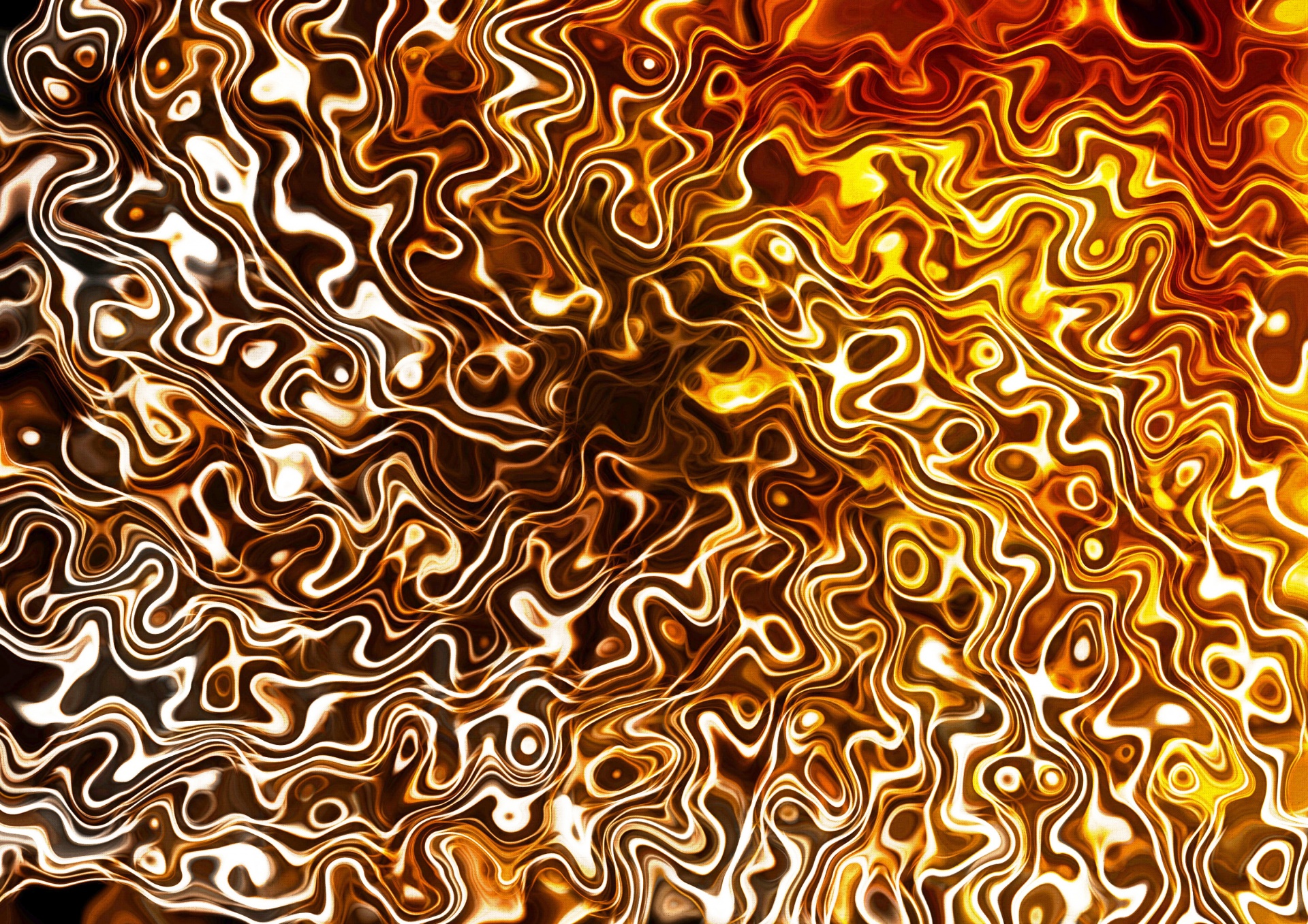 wooden waves fractal free photo