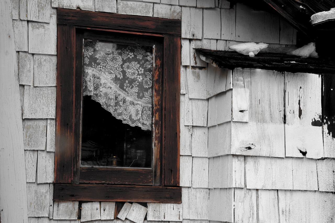 wooden window building old free photo
