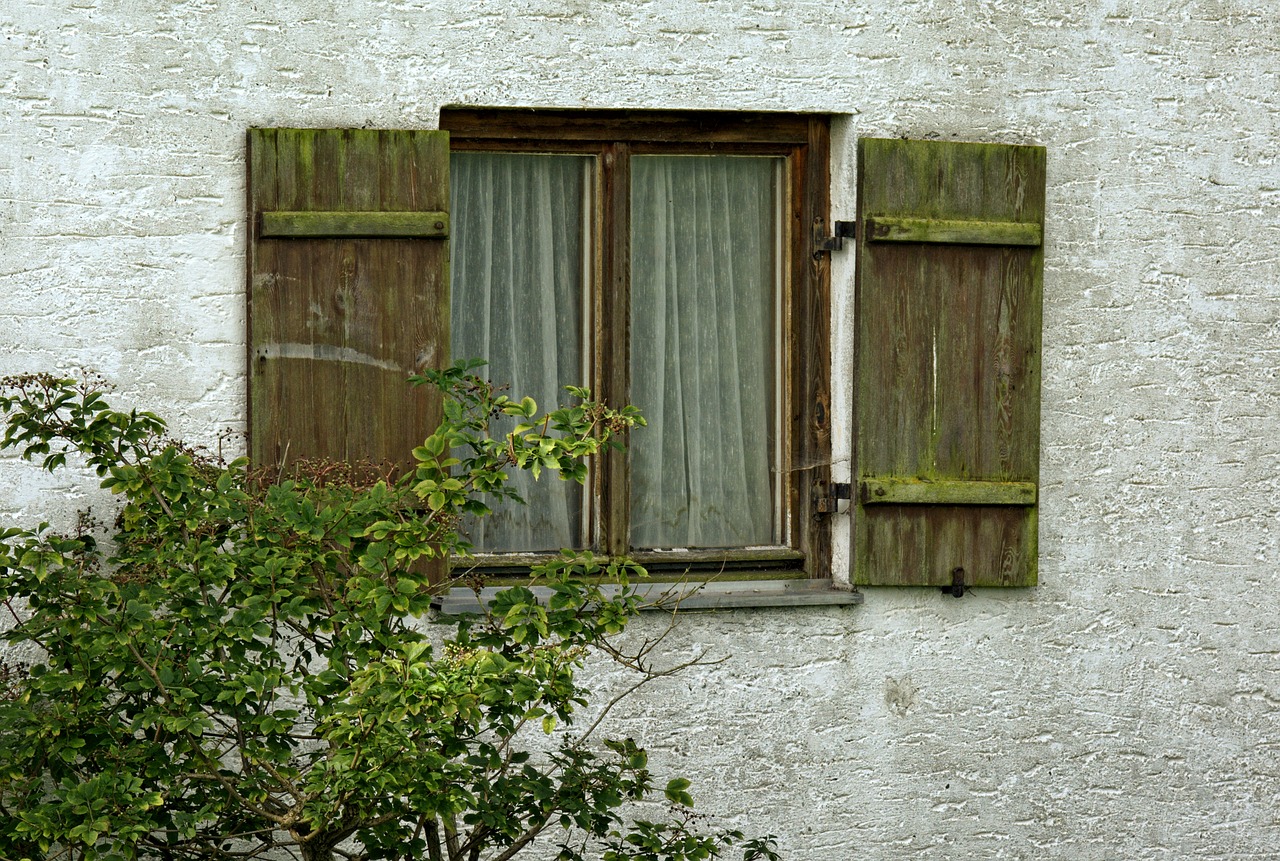 wooden windows window old free photo