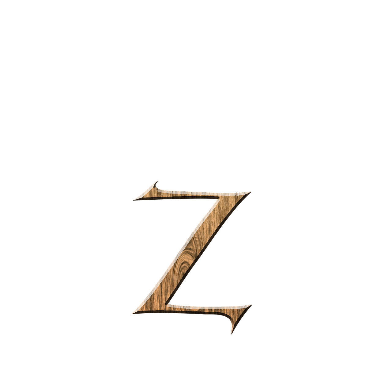 wooden z z letter free photo