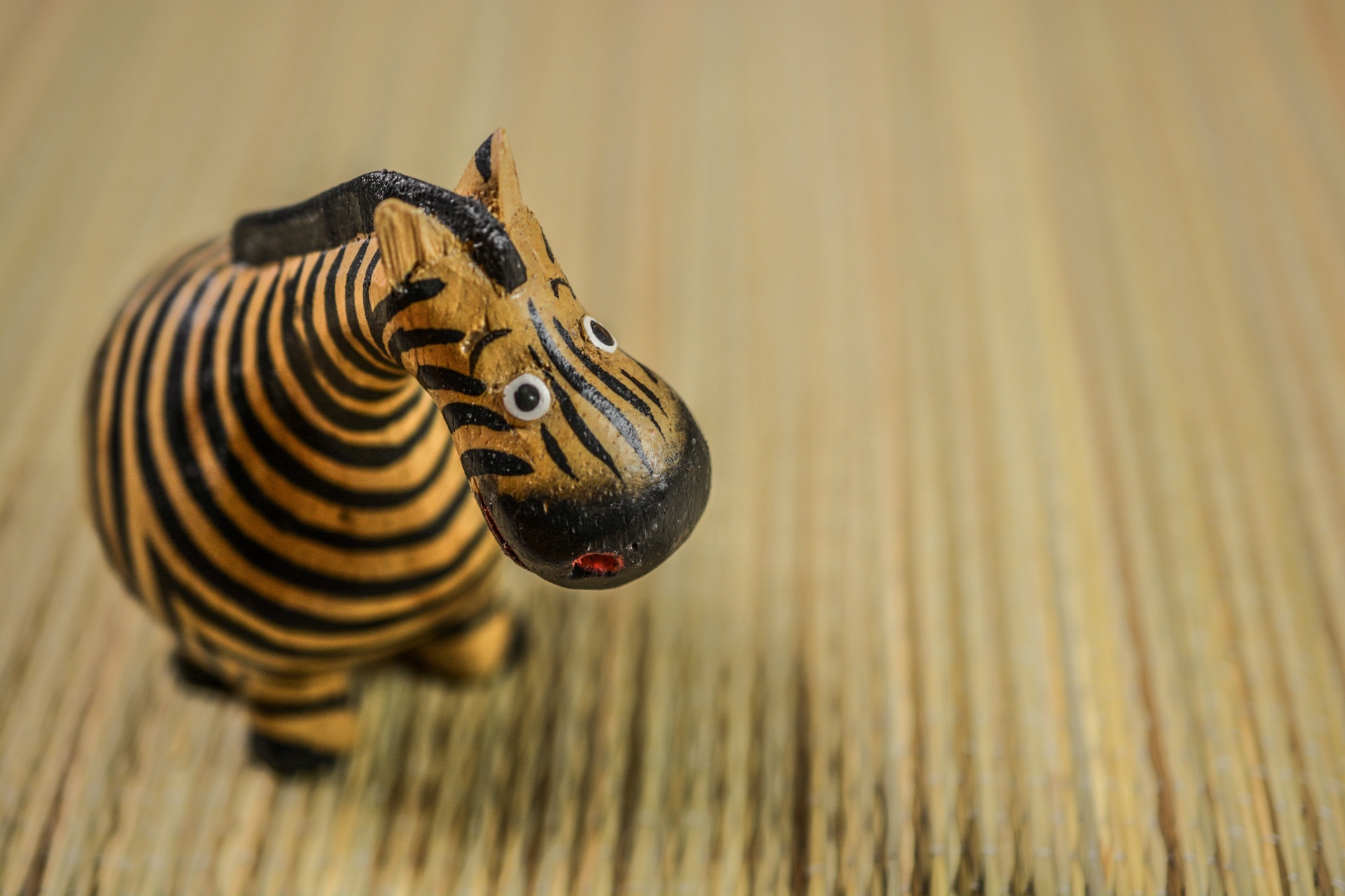 zebra toy wooden free photo