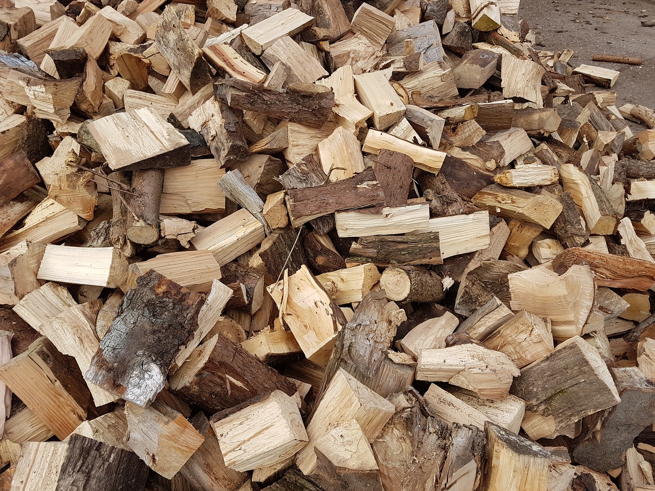 woodpile logs wood free photo