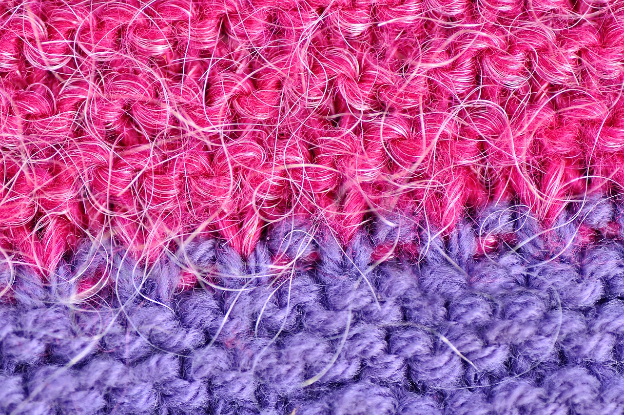 wool knitting stitches free photo