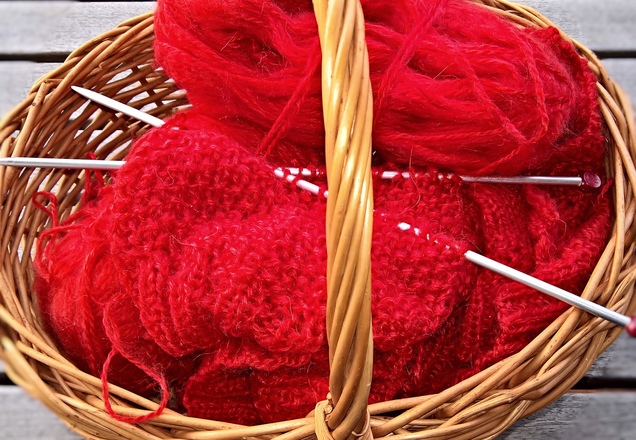 wool  basket  knit free photo