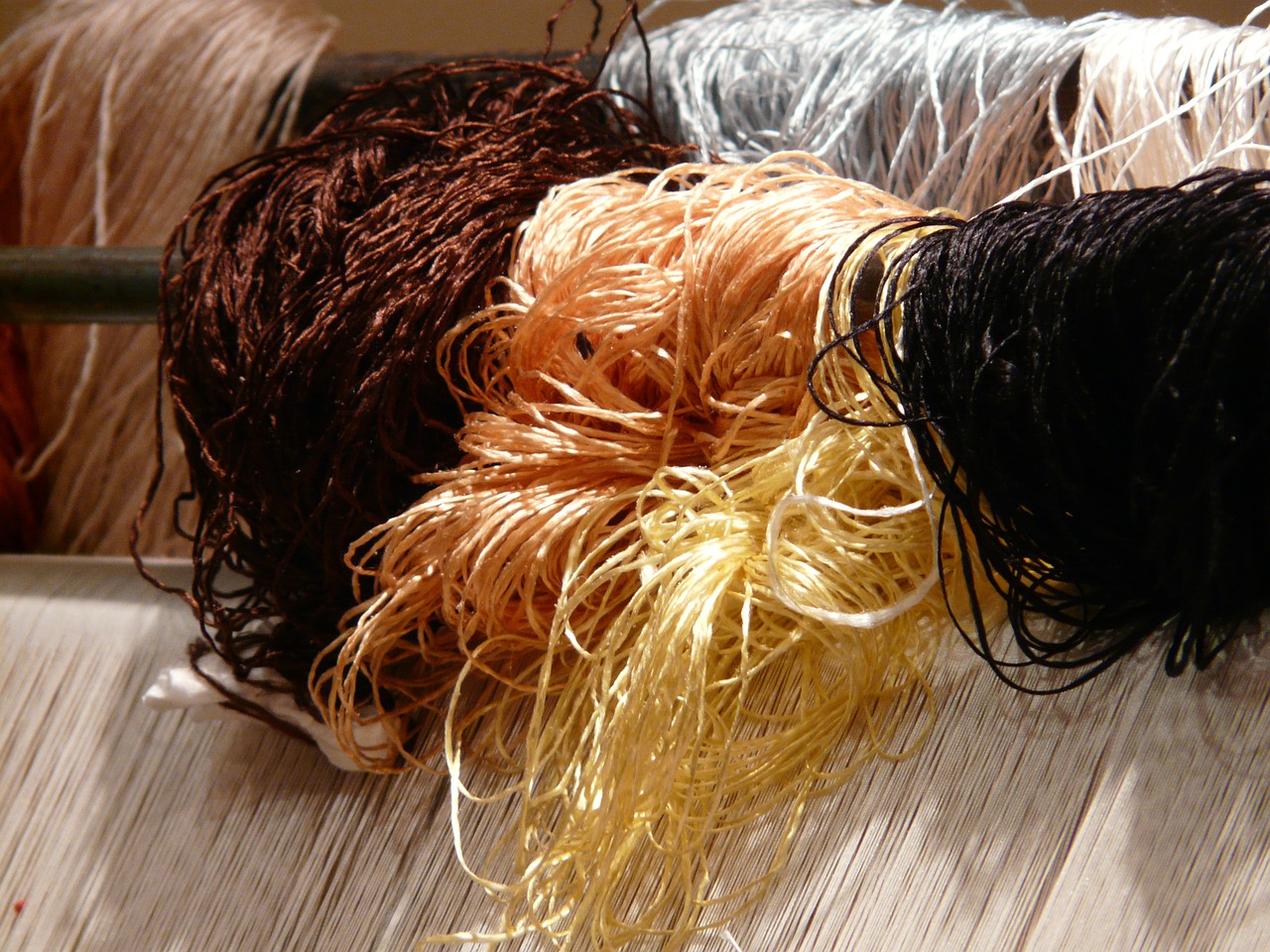 wool silk carpet weaving center free photo