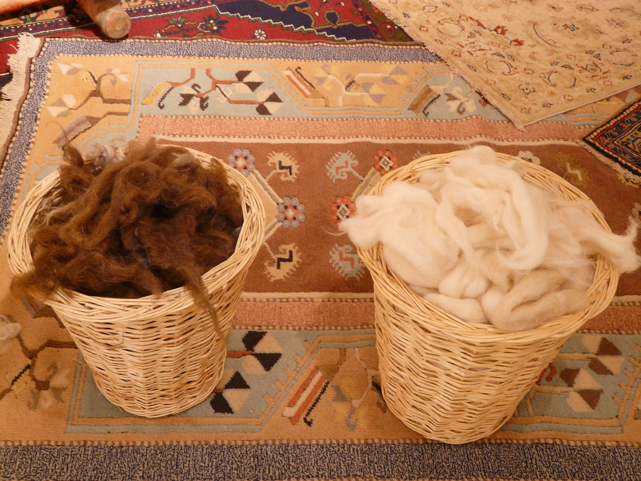 wool fibers wool carding free photo