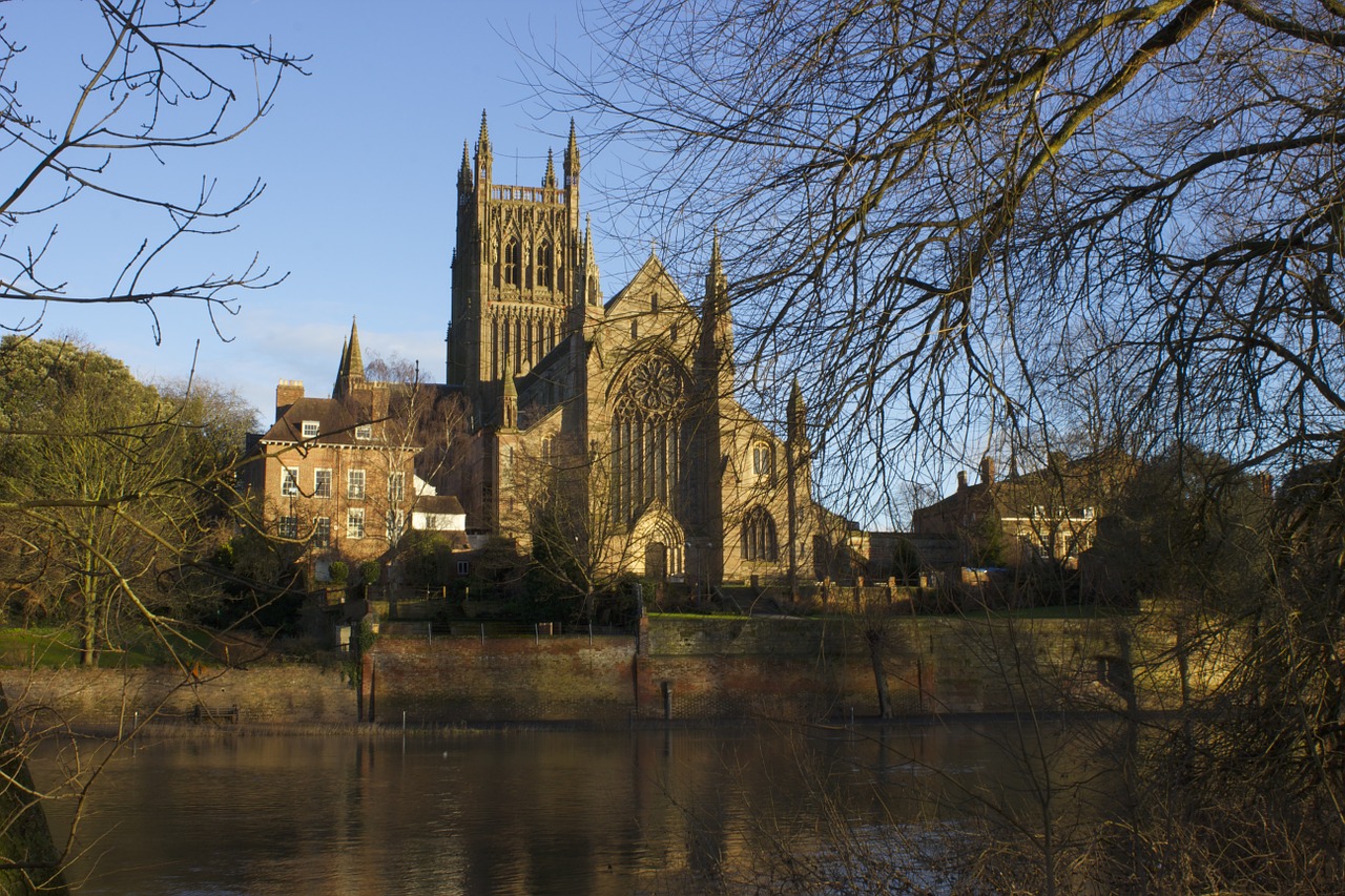 worcester cathedral architecture free photo