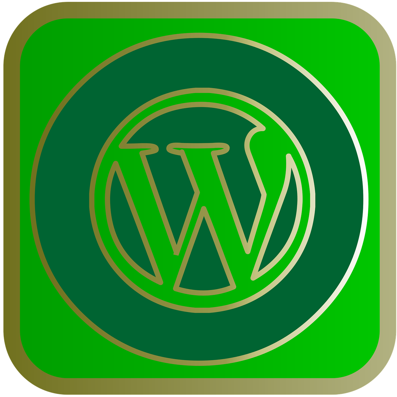 wordpress social media button free photo