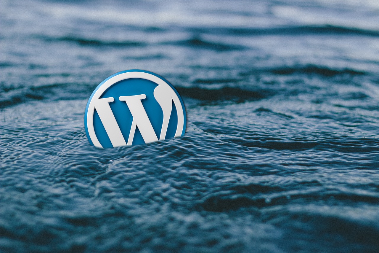 wordpress water logo free photo