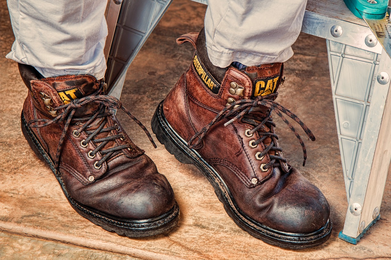 work boots footwear protection free photo