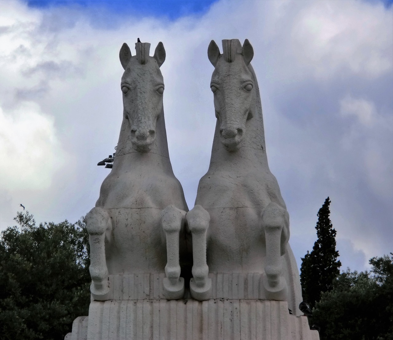 work of art horses twin free photo
