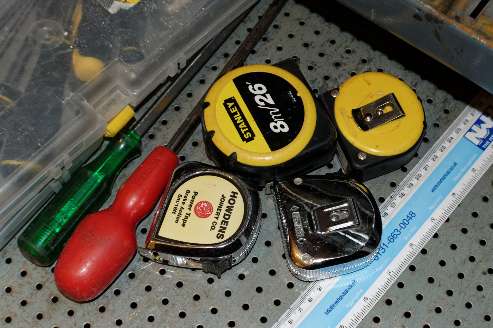 tape measure screwdriver workshop free photo