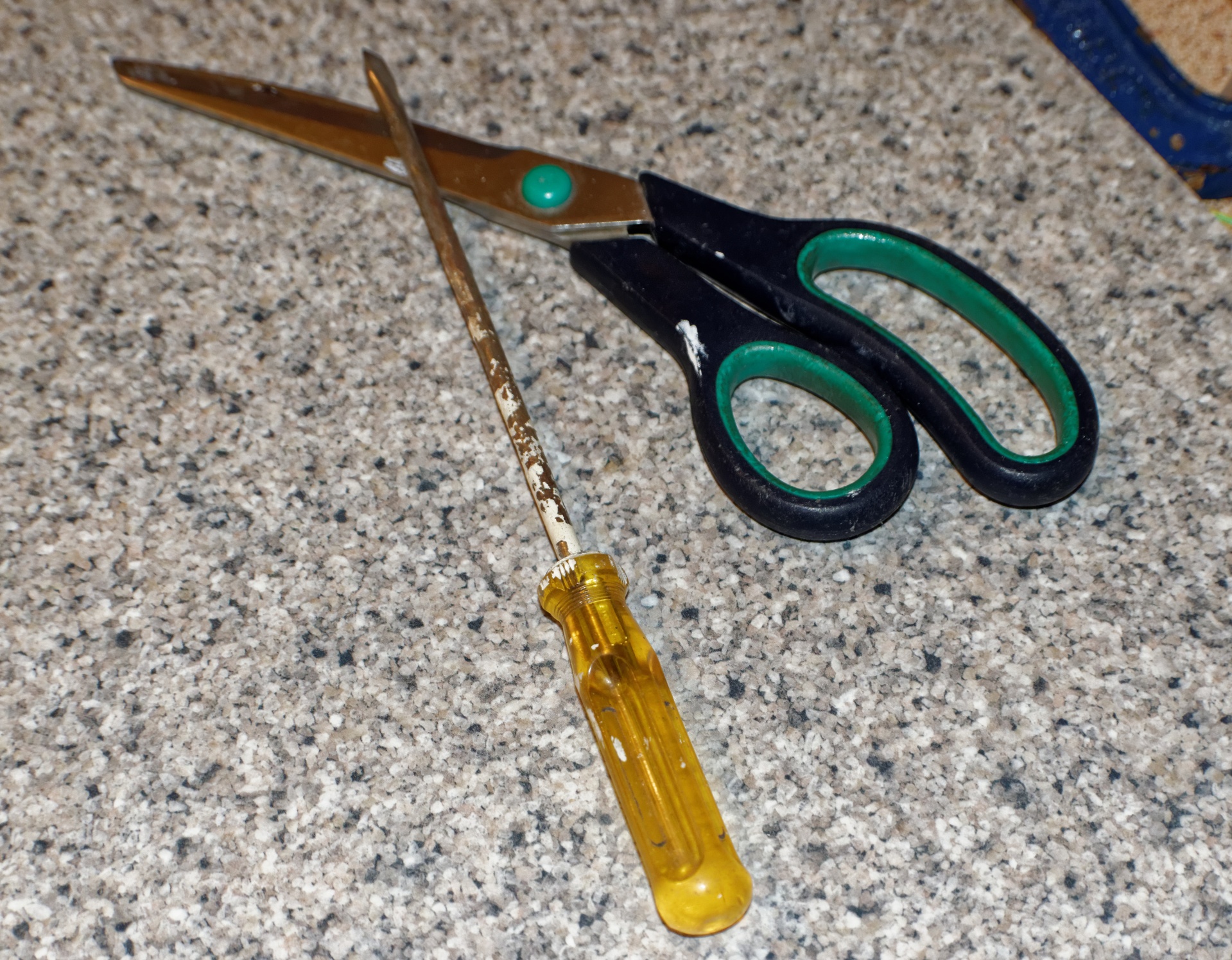 scissors screwdriver workshop free photo