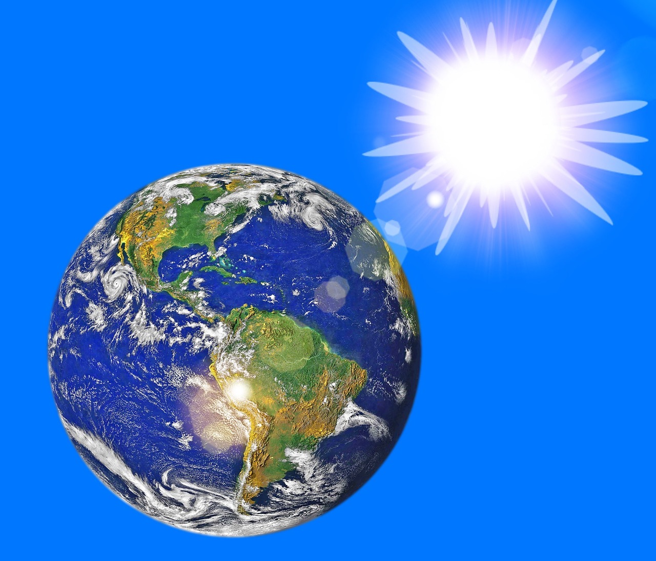 World,earth,sun,terrestrial globe,continents - free image from needpix.com