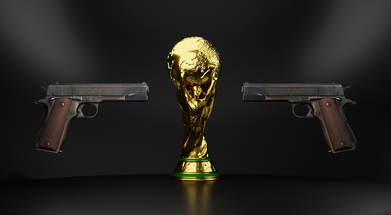 world  cup  gun free photo