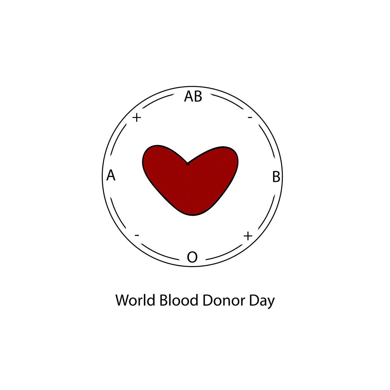 world blood donor day heart blood free photo