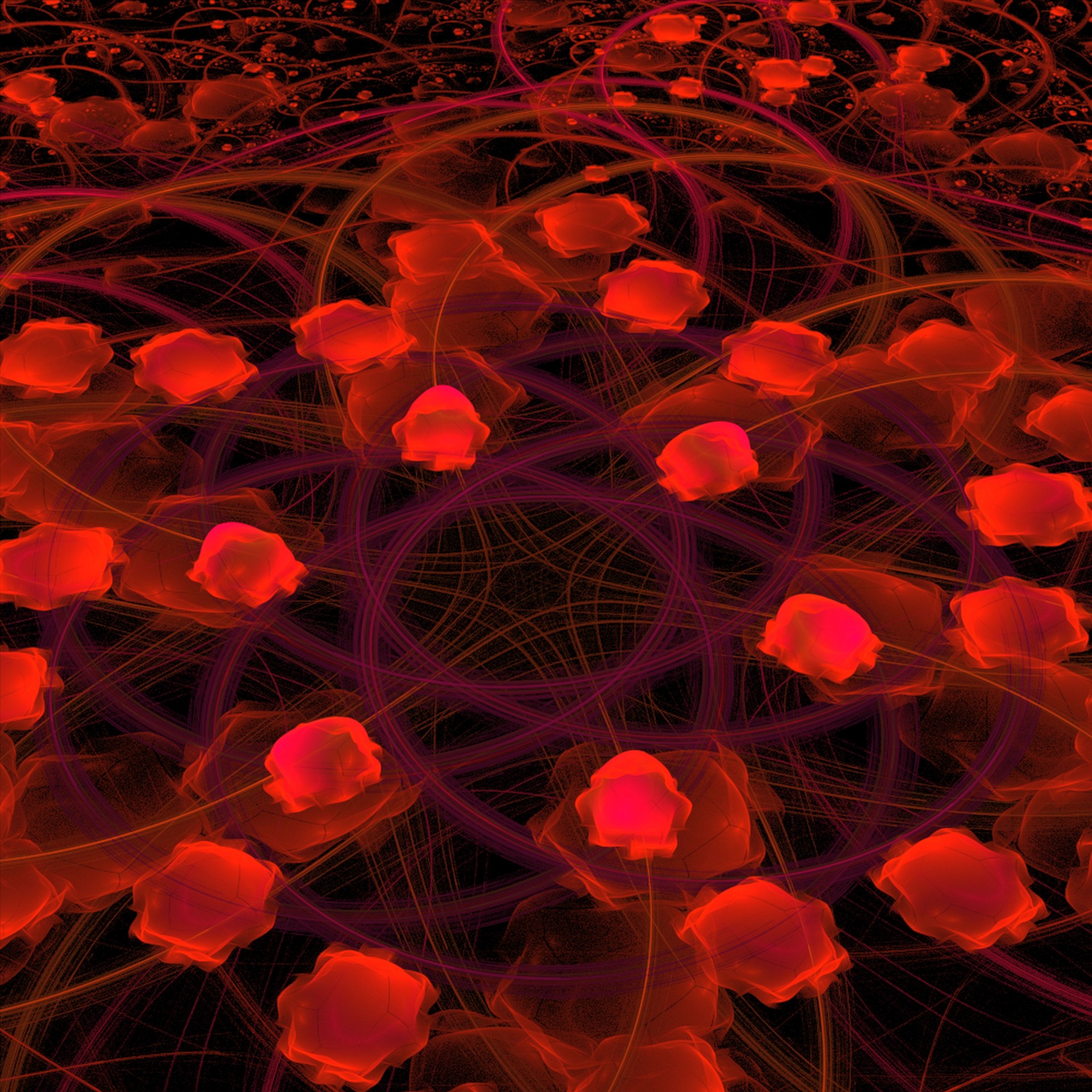 red world fractal free photo